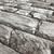 Efeito do Papel de Parede Pedra 3D Cinza - 9,50 metros | 156-360501S - Ciça Braga