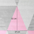 Tamanho da estampa do Papel de Parede Triângulos Rosa - Coleção Abracadabra - 9,50 metros | 181113 - Ciça Braga