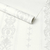 Detalhes do Papel de Parede Listras Coloniais Cinza Off-White Com Brilho- Importado Lavável - Império Trinity |190446 - Ciça Braga