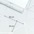 Tamanho da estampa do Papel de Parede Zara Geométrico Gelo com Fio Prata - 9,5 metros | 210687