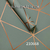 Outra opção de cor do Papel de Parede Zara Geométrico Gelo com Fio Prata - 9,5 metros | 210687 - Ciça Braga