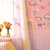 Quarto de menina decorado com Faixa de Parede Corações Rosa e Colorido - Kawayi - Importado Lavável | 332201 - Ciça Braga