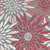 Papel de Parede Floral Estilizado Tons de Vermelho e Off-White e Cinza (Leve Brilho) - Imagine 2 - Importado Lavável | 34406 (Italiano) - Ciça Braga