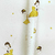 Detalhes do Papel de Parede Bailarinas Amarelo com Leve Brilho Glitter - Coleção Yoyo 2 Kantai 203701 | 10 metros | Cola Grátis - Ciça Braga