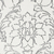 Papel de Parede Floral Estilizado Prata e Off-White (Detalhes com brilho) - Italiana Vera - Importado Lavável | 56658  (Italiano) - Ciça Braga