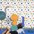Ambiente infantil decorado por Papel de Parede Desenhos Colorido - Play - Importado Lavável | 96414  (Italiano) - Ciça Braga