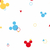 Papel de Parede Mickey Estilizado Azul, Vermelho e Amarelo Vinílico Lavável - Coleção Disney York III - 10 metros | 0930 - Ciça Braga