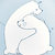 Detalhes do Papel de Parede Infantil Urso Polar Azul - Coleção Fofura Baby 4003 | 10 metros | Cola Grátis - Ciça Braga