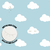 Papel de Parede Nuvens Azul Infantil - Coleção Infantil Fofura Baby 4013 | 10 metros | Cola Grátis - Ciça Braga
