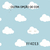 Outra opção de cor do Papel de Parede Nuvens Rosa Infantil 4014: Papel de Parede Nuvens Azul Infantil 4013 - Coleção Fofura Baby | 10 metros | Cola Grátis - Ciça Braga