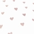 Detalhes do Papel de Parede Coração Rosa Claro com Glitter - Coleção Fofura Baby 4022 | 10 metros | Cola Grátis - Ciça Braga