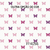 Outra opção de cor do Papel de Parede Borboletas Rosa e Bege 4055: Papel de Parede Papel de Parede Borboletas Rosa e Roxo com Glitter 4056 - Coleção Fofura Baby | 10 metros | Cola Grátis - Ciça Braga