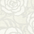 Papel de Parede Flores Off-White e Cru (Detalhes em brilho metálico) - Importado Lavável - Flow (Italiano) | 34361 - Ciça Braga