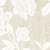 Papel de Parede Floral Bege e Off-White (Detalhes com leve brilho) - Importado Lavável - Flow (Italiano) | 80622 - Ciça Braga