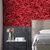 Decore o quarto de casal com Papel de Parede Rosas Vermelhas -  Importado Lavável - Coleção Escape | L77010 - Ciça Braga