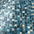 Detalhes do Papel de Parede Pastilhas Azul com Brilho - Importado Lavável - Coleção Reflets - L78401 - Ciça Braga