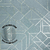 Papel de Parede Geométrico Estilizado Cinza Azulado com Brilho Metálico - Coleção White Swan Kantai 100302 | 10 metros | Cola Grátis - Ciça Braga