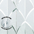 Papel de Parede Geométrico Cor Gelo com Brilho Laminado - Coleção White Swan Kantai 100401 | 10 metros | Cola Grátis - Ciça Braga