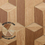 Papel de Parede 3D Geométrico Terracota com Fio Dourado - Coleção White Swan Kantai 101701 | 10 metros | Cola Grátis - Ciça Braga