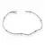 1.9 gr Pulsera Finita Bolitas Facetada Plata Italiana - comprar online