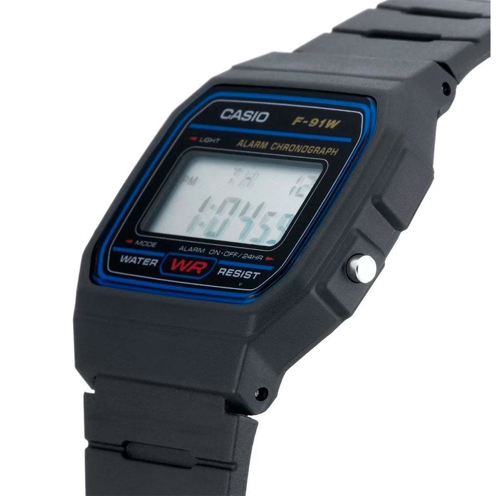 Casio f91w digital watch top