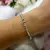 VOL-100-1 Pulseras Cristal de Roca Plateada Premium Acero Blanco - comprar online