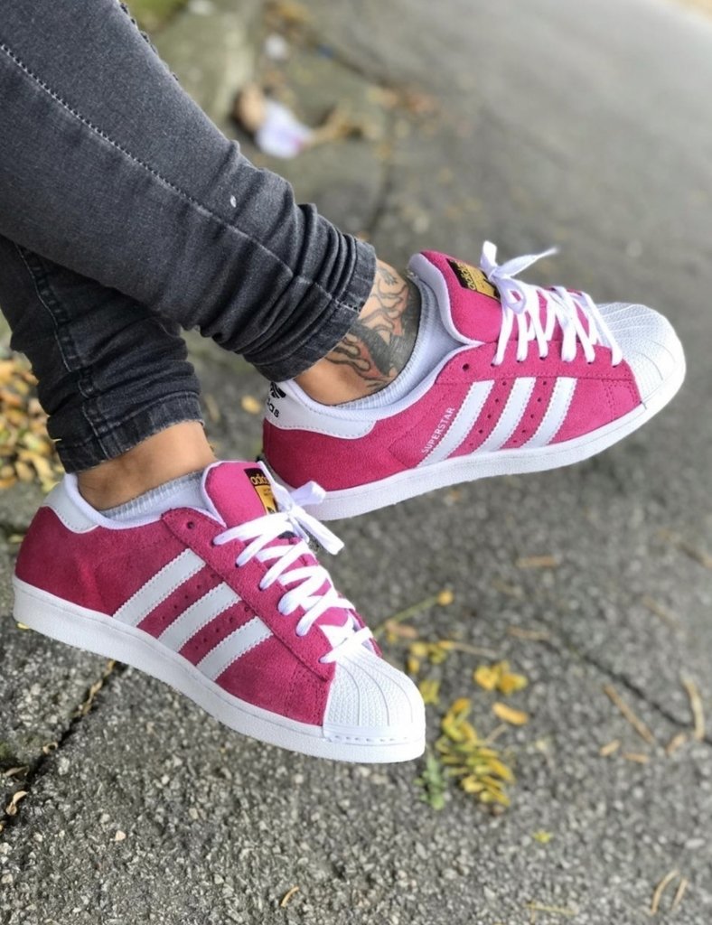 Tênis Adidas Super Star Camurça Unisex