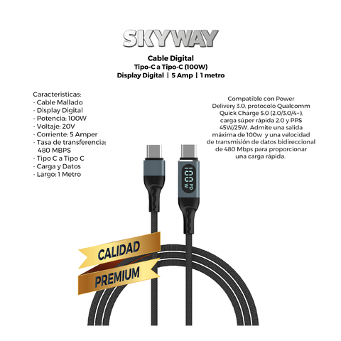 Cable Adaptador Tipo C A Mini Plug Aux Hembra 3.5mm Skyway