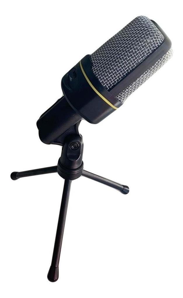 Microfono Pc Condenser Tripode Cable Audio 3.5mm M4 - SKYWAY