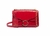 Bolsa de Couro Flora - Vermelho Verniz - comprar online