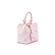 Bolsa de Couro Júlia Rosa Soft - Riqueta Bolsas