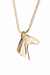 Pingente Little Horse/ Linha In Motion/ Ouro Amarelo