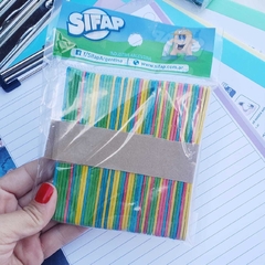 Palitos de Madera de Colores Pack x 50 Sifap