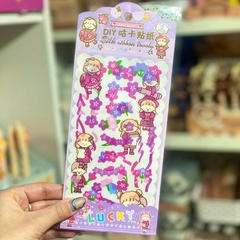 Set Stickers Pet x 2 Planchas Kawaii CH O 023631 - tienda online