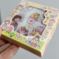 Imagen de Set Stickers + Papeles con Diseño Kawaii CH P