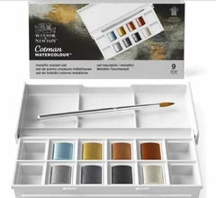 Acuarelas Metalizadas + Pincel Winsor&Newton W0390702 - comprar online