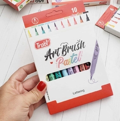 Marcadores Trabi Punta Pincel Art Brush pastel x 10 6958 - tienda online