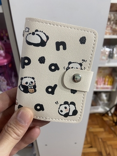 Porta Tarjetas Tarjetero Con Broche Panda Cute CHZ9155 c/u