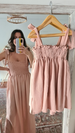 Vestido Soleado Rosa Vintage Mini en internet