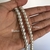 The silver space pearl choker
