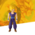 Figura de Acción Gohan Super Saiyan Two Dragon Ball Super Limit Breaker Seires Bandai portada  fondo blanco y amarillo con wallpaper figura completa