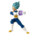 Figura Vegeta Super Saiyan Blue Dragon Ball Super Attack Collection Bandai pose de ataque 1  fondo blanco