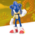 Figura de Acción Sonic Thumb Up Variant Sonic The Hegdgehog Jakks