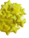 Aplique estrela paetê amarelo 4,8cm - 1 unidade