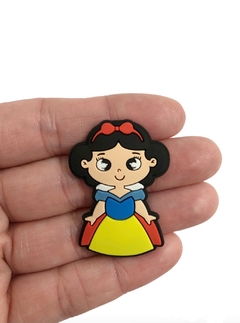 Aplique princesa Branca de Neve corpinho emborrachada - 1 unidade