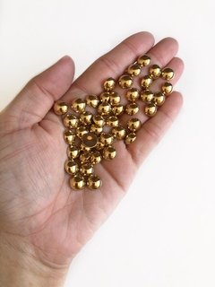 chaton dourado 10mm - 50 unidades