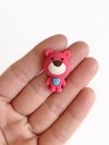 aplique urso pink - 1 unidade