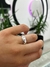 Anillo cubics colores PLATA 925 (talle 10, 13, 14)