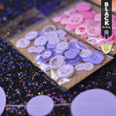 Mix DIVERSIDADE no tubete econômico da paleta candy - 280 botões - Debora Radtke