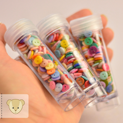 Tubete de mini botões sortidos | aproximadamente 200 botões - comprar online